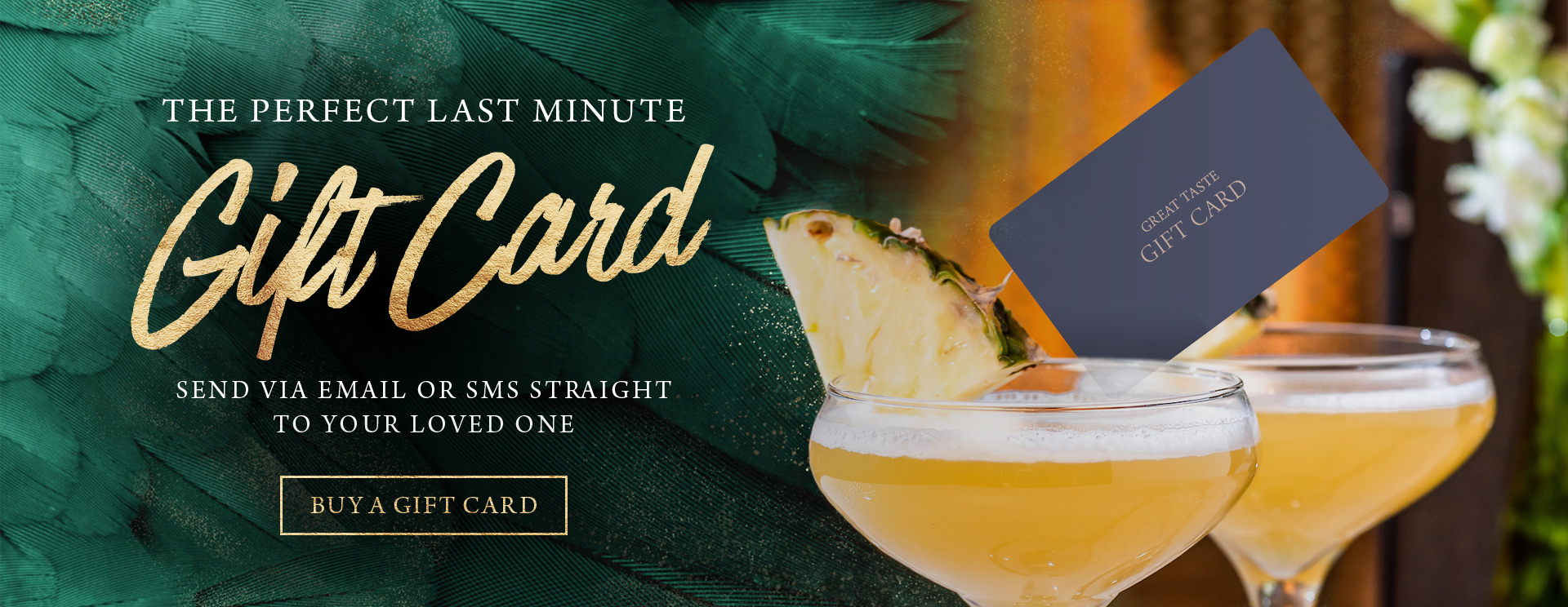 Give the gift of a gift card at The Pheasant