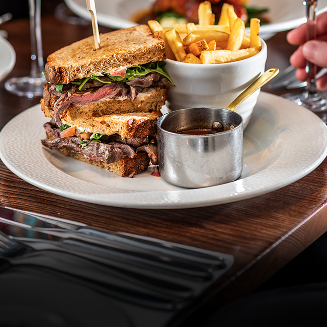 Brunch menu at The Pheasant