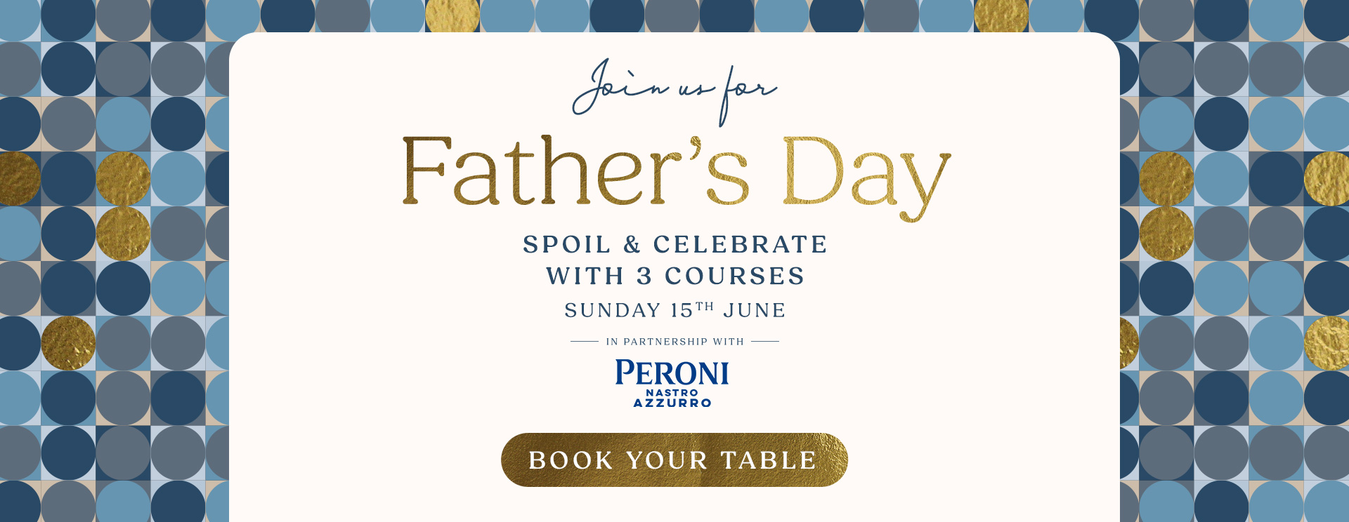 Father’s Day menu Liverpool