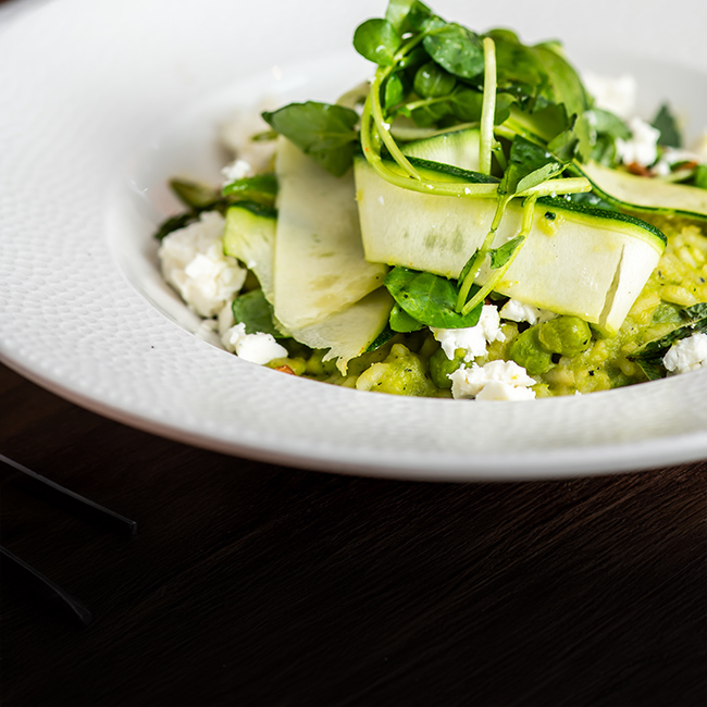Vegan menu at The Pheasant