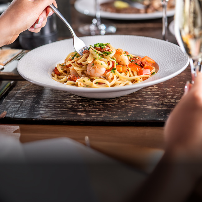 Dessert menu at The Pheasant