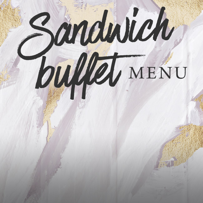 Sandwich buffet menu at The Pheasant